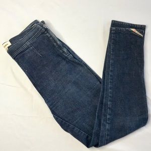 Diesel side zip pull on jeggings